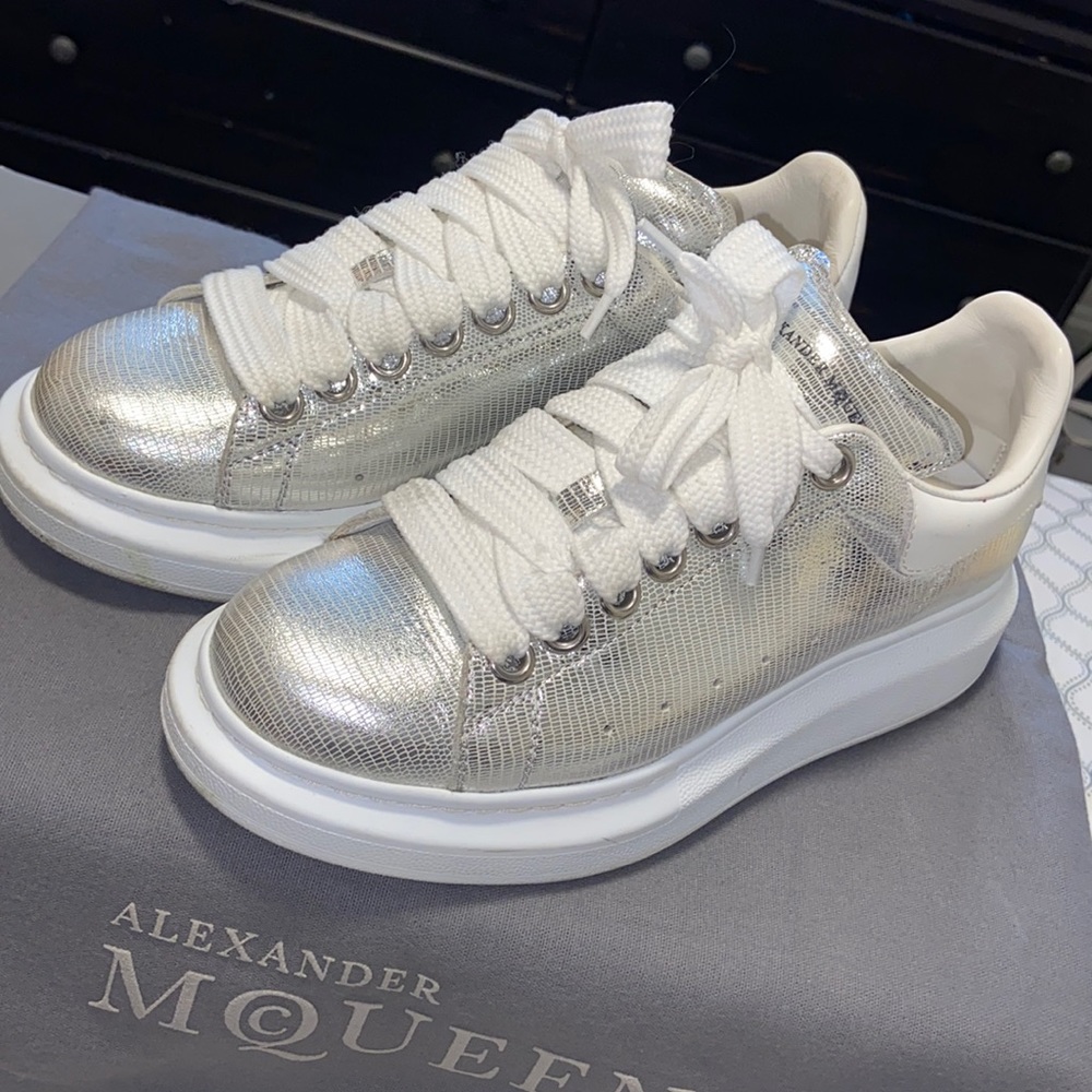 Lizzard metallic ALEXANDER MCQUEENS